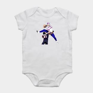 air allen make a trough Baby Bodysuit